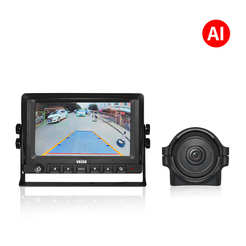 AI Pedestrian Vehicle Warning Rearview Camera System