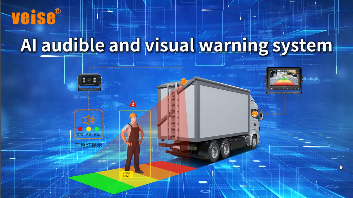 Al audible and visual warning system