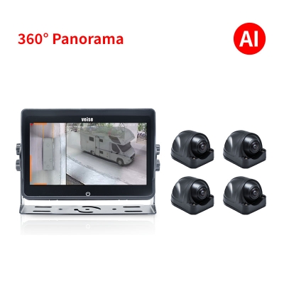 7-inch 360° Panoramic Surround View Safety Assist Driving Display Integrated System