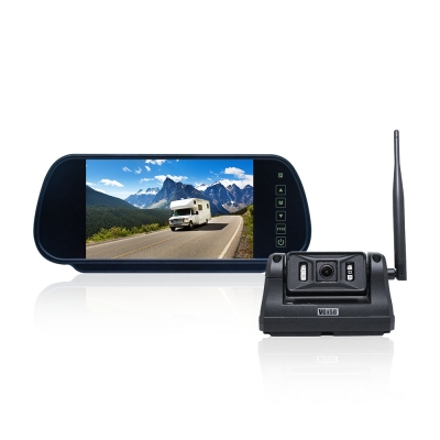 7-inch 1080P Electronic Rearview Mirror Wireless Camera System