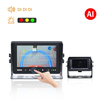 AI Backup Camera System with Audible and Visual Alarm