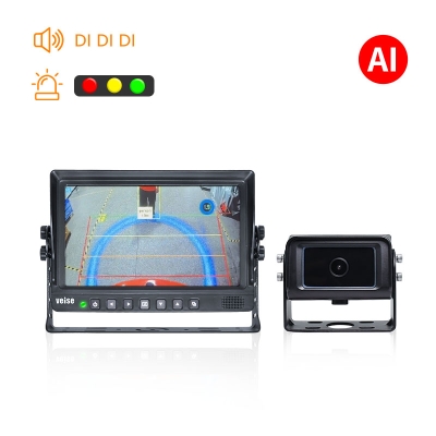 9-inch AI Backup Camera Monitor System with Audible and Visual Alam