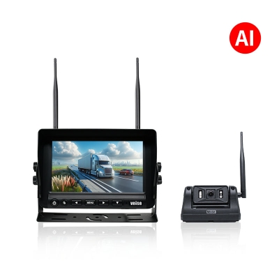 AI Wireless Magnetic Battery Operated Portable Backup Camera System