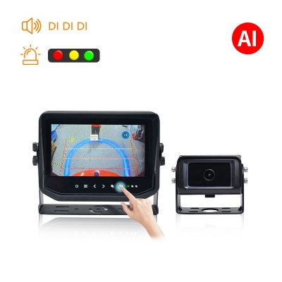 7-inch Waterproof Monitor AI Camera System with DVR and Audible and Visual Alarms