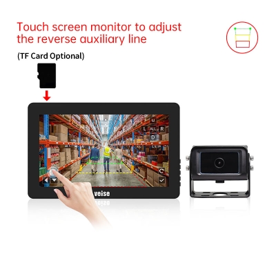 10.1-inch HD waterproof touchscreen with customized reverse guide line monitor for reverse camera systems